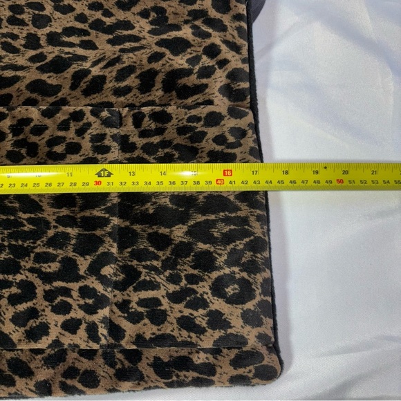 Leopard Print Tote Bag Book Bag Handcrafted - Picture 7 of 9